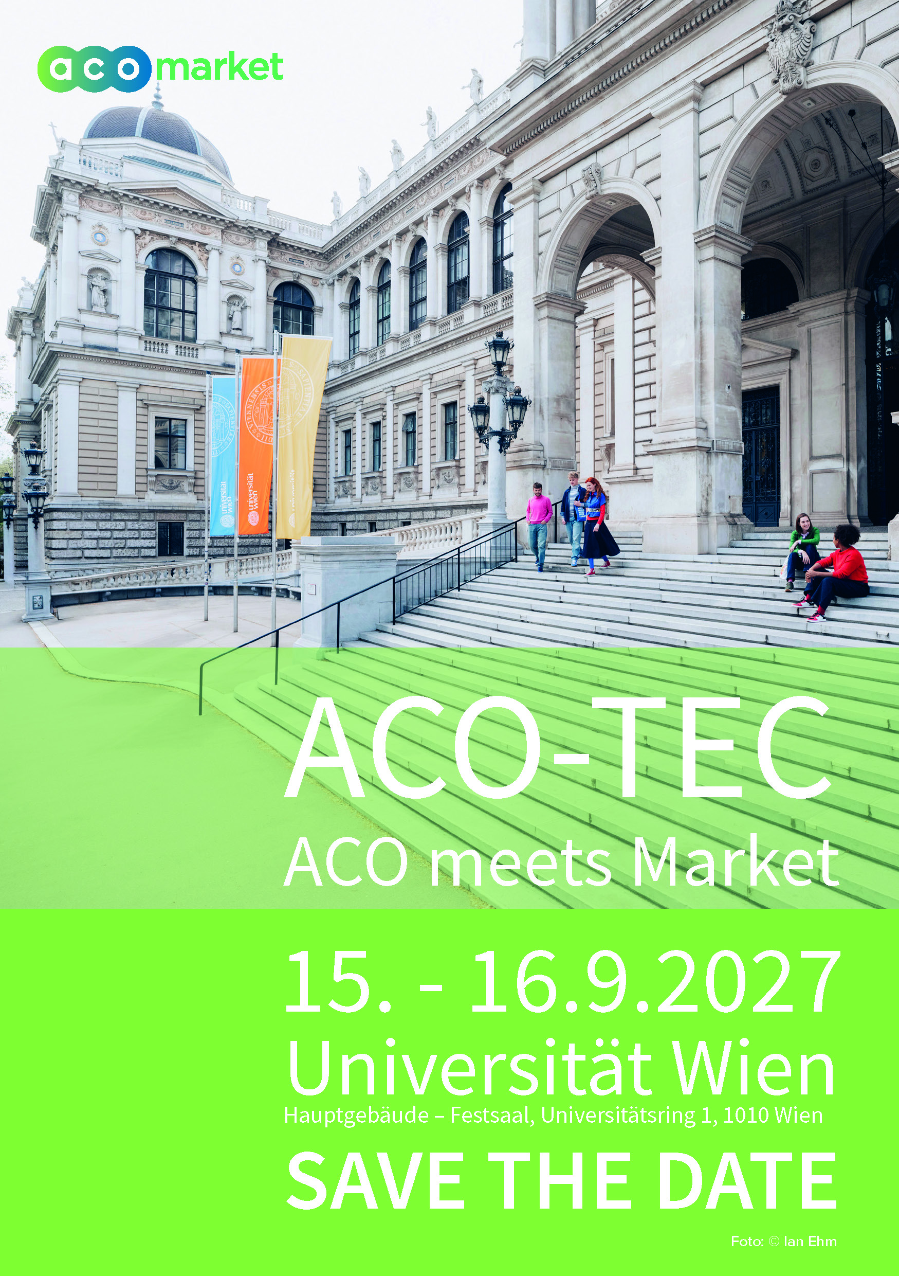 Save the Date Save the Date ACO-TEC 2027, Wien